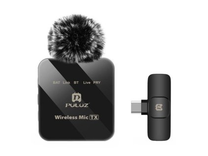 Bezdrôtový lavórový mikrofón PULUZ PUL648B (USB-C)