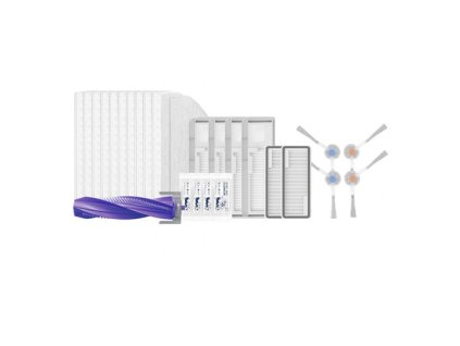 Narwal Freo X Plus Accessories Pack, 10 Disposable Mop Cloth, 2 Washable Mop Cloth, 4 Dust Bag, 2 Filter, 4 Side Brush, 1 Roller Brush