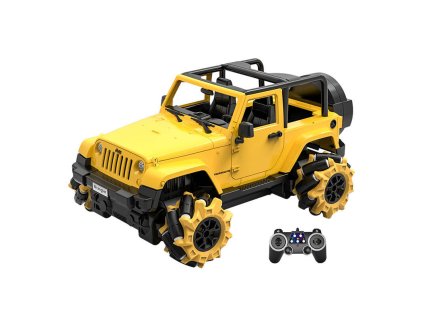 Auto na diaľkové ovládanie 1:16 Double Eagle (žltý) Jeep (drift) E348-003