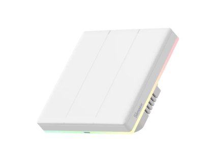 Inteligentný dotykový nástenný vypínač Wi-Fi Sonoff TX T5 3C (3-kanálový)
