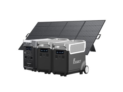 FOSSiBOT F3600 Pro Portable Power Station + 2x FB3840 Expansion Battery + 1x SP420 420W Solar Panel