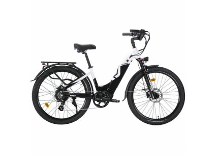 Cysum Panda Electric Bike, 500W Motor, 48V 14AH Battery, 27.5*2.2-inch Tire, 40km/h Max Speed, 100km Range, Hydraulic Disc Brake, Suspension Fork, SHIMANO 7-speed, LCD Display