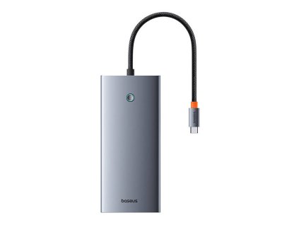 Rozbočovač 13v1 Baseus PortalJoy USB-C na HDMI+DP+VGA+C+USB+PD+RJ45+SD/TF+3,5 mm (sivý)