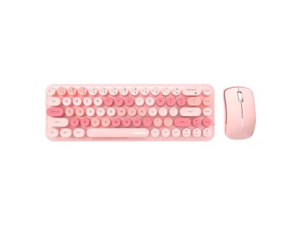 MOFII Bezdrôtová klávesnica+myš iBean Pro New 2.4G (ružová)
