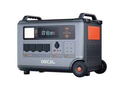 Blackview Oscal PowerMax 6000 6000W Rugged Power Station, 3600Wh to 57600Wh LiFePO4 Battery, 14 Outlets, 120V/240V Dual Voltage Output, 3500+ Life Circle, Smart APP Control, 5 LED Light Modes, Morse Code Signal