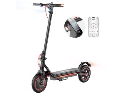 iScooter W7 Electric Scooter, 350W Motor, 42V 7.8AH Battery, 8.5-inch Inflatable Tire, 35km/h Max Speed, 30km Range, Disc Brake, Dual Shock Absorption, APP Control