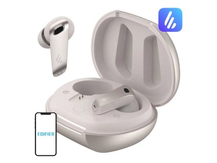Slúchadlá TWS Edifier NeoBuds Plus, ANC (perleťové)
