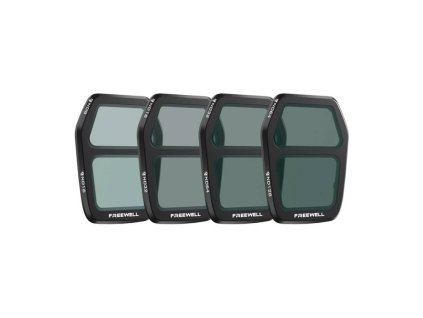 Sada 4 delených ND filtrov Freewell pre DJI Air 3S
