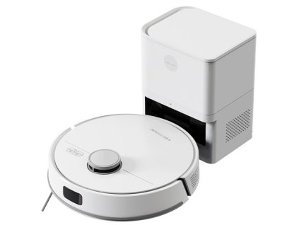 Liectroux M70 Pro Lidar Robot Vacuum Cleaner with Self-emptying Dustbin, Multi-floor Map Storage, 6500Pa Strong Suction, 3200mAh Battery, Max. 175min Runtime, Smart App & Voice Control, 3L Dust Bag, White