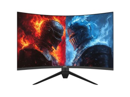 KTC H27S25E Gaming Monitor, 27 inch 2560*1440 QHD CSOT HVA Screen, 1000R Curvature, 240Hz Refresh Rate, 1ms MPRT Response Time, Adaptive Sync, 2500:1 Contrast Ratio, VESA Mount, Low Blue Light & Flicker-Free, 2*HDMI 2.0, 1*DP1.2, 1*Earphone