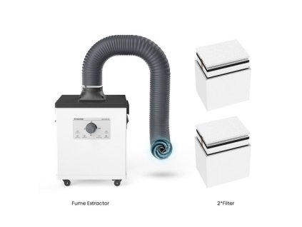 Mecpow P150 150W Fume Extractor with 3-Stage Filtration + 2pcs Filter