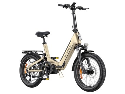 ENGWE L20 3.0 Pro Electric Bike, 250W Motor, 48V 15Ah Battery, 20x3.0 inch Tire, 160km Max Range, Hydraulic Brake, Full Suspension,
Shimano 7-speed - Golden