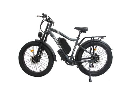 Orlms MX500 Electric Bike, 2*1000W Motor, 52V 25Ah Battery, 26 inch Tires, 62km/h Max Speed, 120km Max Range, Full Suspension, Shimano 7-speed Gear - Grey