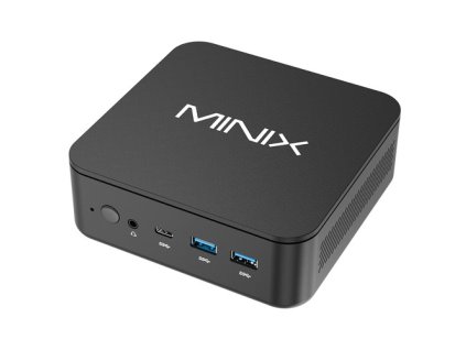MINIX NGC NR660 Mini PC, AMD Ryzen 5 6600H Cores Max 4.5GHz, 16GB RAM 512GB SSD, HDMI+DP+USB-C 4K@60Hz Triple Display, WiFi 6E Bluetooth 5.2, 3*USB 3.2 ,1*USB 2.0, 2*2.5G RJ45, 1*3.5mm Audio Jack, with VESA Mount
