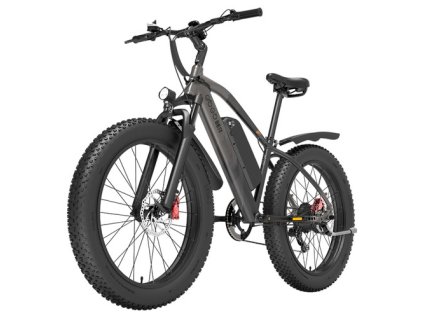 GOGOBEST GF600 Plus Electric Bike, 1000W Motor, 48V 20Ah, 26*4.0 inch Tires, 45km/h Max Speed, 150km Range, Hydraulic Disc Brake, Oil Spring Suspension, Shimano 7-speed - Black Grey