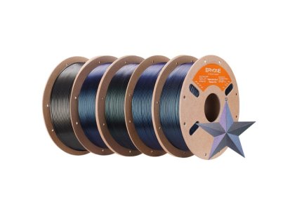 5kg ERYONE Burnt Titanium Tri Color PLA - 1kg Purple&Gold&Green/ Blue&Gold&Green/ Black&Green&Rose/ Blue&Green&Rose/Blue&Black&Rose