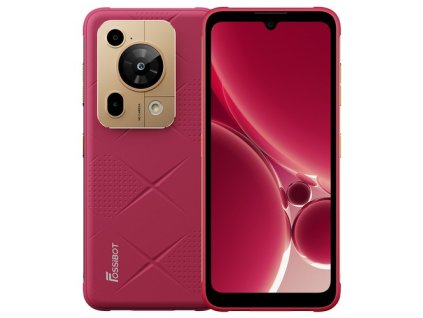 FOSSiBOT F112 Pro 5G Rugged Phone, 50MP+5MP Rear Camera, 7150mAh Battery, 6.88-inch HD+ Screen, 8GB RAM 256GB ROM, Android 14, IP68/IP69K, Rose Red