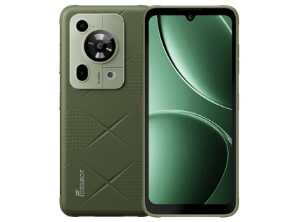 FOSSiBOT F112 Pro 5G Rugged Phone, 50MP+5MP Rear Camera, 7150mAh Battery, 6.88-inch HD+ Screen, 8GB RAM 256GB ROM, Android 14, IP68/IP69K, Green
