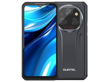 OUKITEL WP39 Pro 5G Rugged Phone, 12+512GB, 11000mAh, 6.6" FHD+, 64MP Cam, Android 14, IP68, NFC/GPS, Gray