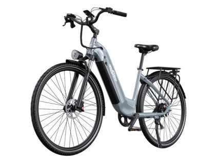 ONESPORT OT05 Pro Electric Bike, 250W Motor, 36V 22.5Ah Battery, 700*50C Tires, 25km/h Max Speed, 140km Range, Hydraulic Disc Brakes, Front Suspension Fork, Shimano 7-speed - Grey