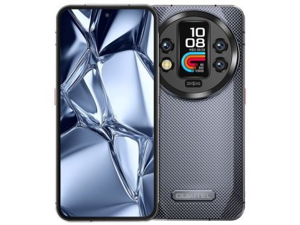 OUKITEL WP200 Pro 5G Rugged Phone, with Earphone/SmartWatch, 24GB+1TB, 6.7'' AMOLED, 108MP Camera, 8800mAh Battery, Android 15, IP68, Gray