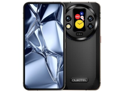 OUKITEL WP200 Pro 5G Rugged Phone, with Earphone/SmartWatch, 24GB+1TB, 6.7'' AMOLED, 108MP Camera, 8800mAh Battery, Android 15, IP68, Black