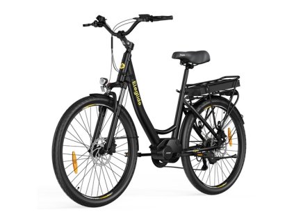 Eleglide C2 Electric Bike, 250W Mid-drive Motor, 36V 13Ah Battery, 26 inch Tires, 25km/h Max Speed, 100km Range, Hydraulic Disc Brake, Suspension with Lockout, Shimano 7-speed