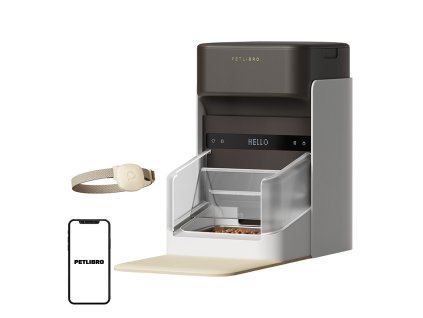 Inteligentný dávkovač krmiva Petlibro RFID s obojkom, 3 l