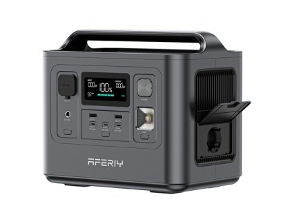 AFERIY P010 Portable Power Station, 800W 512Wh Outdoor Generator, 8 Outputs, 1.5H Full Charge, 3500+ Cycles LiFePO₄ Battery