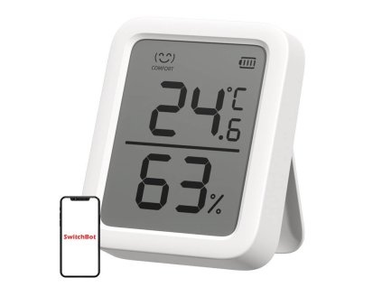 Teplomer a vlhkomer SwitchBot Plus