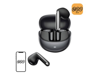 Slúchadlá do uší TWS QCY HT 10 pro, ANC (čierne)
