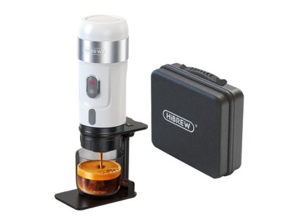 HiBREW H4A 80W Portable Car Coffee Machine,3-in-1 Expresso Coffee Maker - White