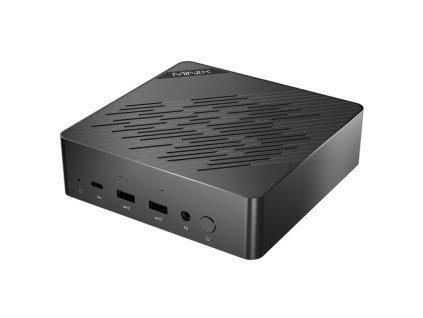 MINIX Elite EU512-AI Mini PC, Intel Core Ultra 5-125H 14 Cores Max 4.5GHz, 16GB DDR5 RAM 512GB SSD, HDMI + DP + Thunderbolt 4 + Type-C Quad 4K 60Hz Display, WiFi 6E Bluetooth 5.3, 2*2.5G RJ45, 4*USB3.2, 1*Audio Jack - EU/US/UK Plug