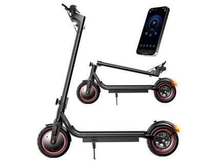 iScooter W5 Folding Electric Scooter, 350W Motor, 36V 7.8Ah Battery, 8.5 inch Pneumatic Tires, 30km/h Max Speed, 30km Range, Disc Brake