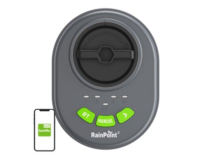 RainPoint 4-zónový regulátor zavlažovania s aplikáciou, Bluetooth