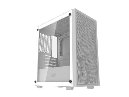 Počítačová skriňa Darkflash M305 Mesh bez ventilátorov (biela)