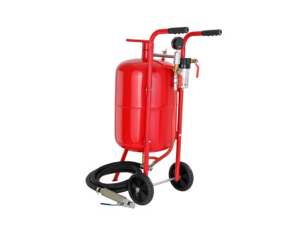 Pieskovací zásobník 10Gal/40L keramická tryska, manometer, 2,5m hadica