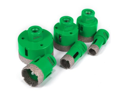 Diamantová sada koruniek 6 ks 20/25/40/45/50/68 mm, závit M14