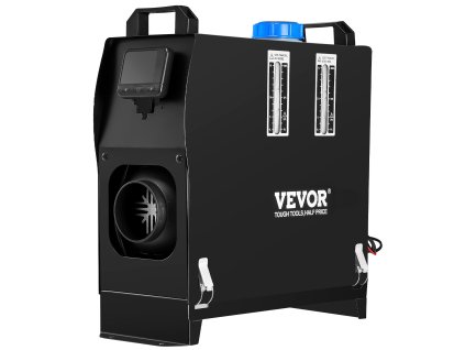Dieselový ohrievač vzduchu 8 kW 12 V, 1 vývod, čierny lcd pre kamióny