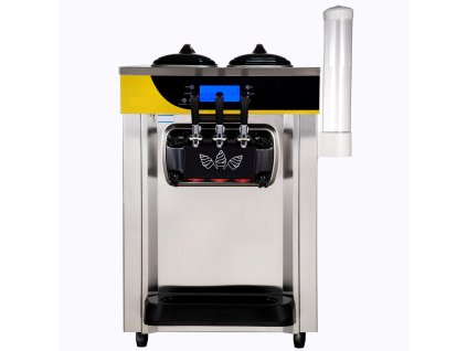 Stroj na mäkkú zmrzlinu 22-30L/h 2200W stolný 2×6L+2L lcd alarm