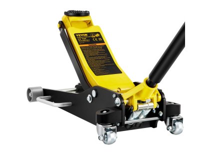 Nízky hydraulický zdvihák 3 t, hliník a oceľ, zdvih 90 mm-500 mm