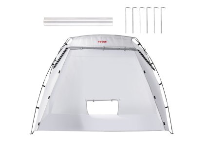 Striekacia kabína 2.3m×1.6m×1.6m skladacia s podlahou a sieťkou