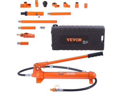 Hydraulický lis 12 t s pumpou a piestom, hadica 1,4 m, kufor