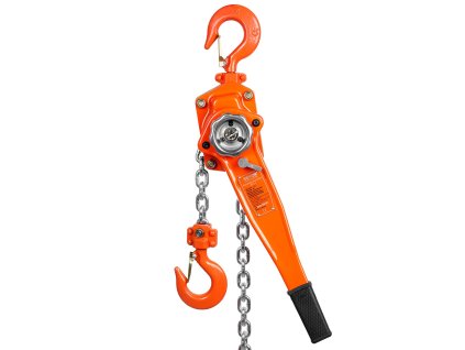 Pákový reťazový navijak 1,5 t (1496,9 kg) 6,1 m g80, otočný hák, brzda
