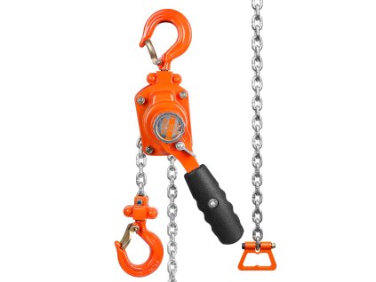 Pákový reťazový zdvihák 250 kg, 3,05 m, g80, dvojitá západka, hák 360°