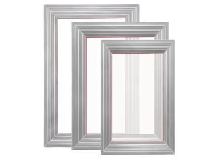 Súprava na sieťotlač 3 hliníkové rámy 6×10/8×12/10×14 110 count