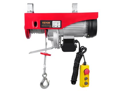 Elektrický lanový navijak nosnosť 998 kg 1600W 220V zdvih 1219 cm