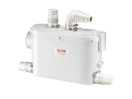 Macerátorové čerpadlo 500 W, 6600 L/h, 26.2 ft/8 m výtlak, 3 vstupy