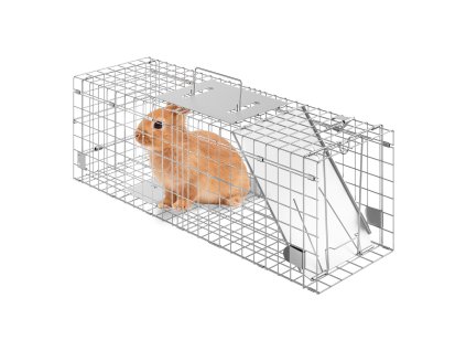 Živá pasca na zvieratá 61×20.3×20.3 cm pozink. železo skladacia