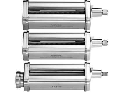 Nástavec na cestoviny pre stojací mixér, nerez, 3 ks, 8 polôh